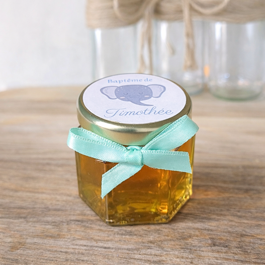 Pot de miel hexagonal 50gr