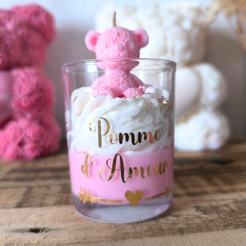Bougie Pomme D'amour ( petit modèle )